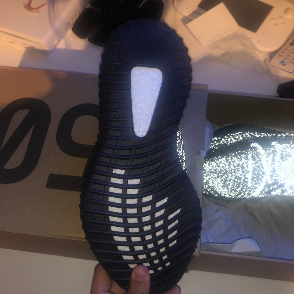 Yeezy blacks reflectives